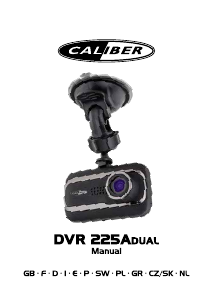 Manuál Caliber DVR225Adual Akční kamera
