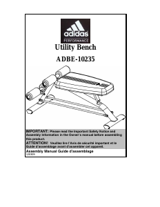 Handleiding Adidas ADBE-10235 Fitnessapparaat