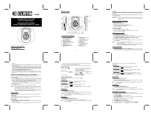 Manual Curtis CD256 Discman