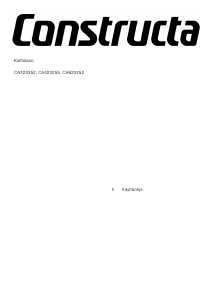 Käyttöohje Constructa CA623252 Keittotaso