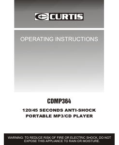 Manual Curtis CDMP364 Discman