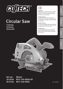 Manual Cotech M1Y-140-900A Circular Saw