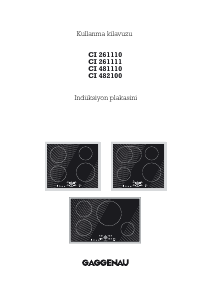 Manual Gaggenau CI261111 Hob