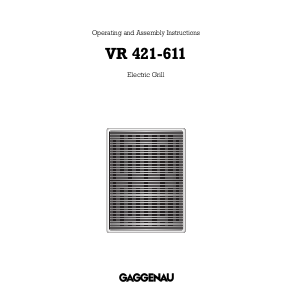 Manual Gaggenau VR421611 Hob