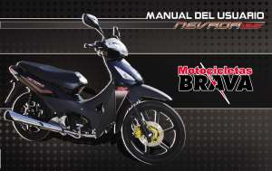 Manual de uso Brava Nevada 125 Scooter