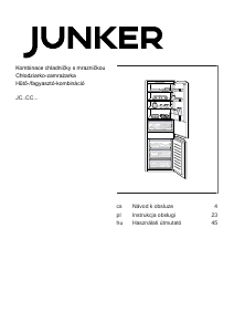 Használati útmutató Junker JC86CCSF0 Hűtő és fagyasztó