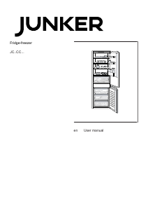 Manual Junker JC86CCSF0 Fridge-Freezer