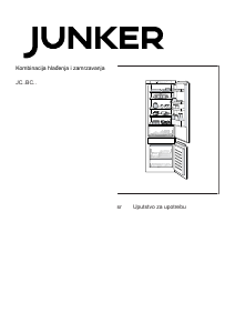 Priručnik Junker JC87BBSE0 Frižider – zamrzivač