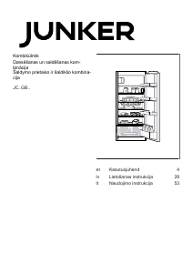 Rokasgrāmata Junker JC40GBF0 Ledusskapis