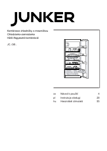 Manuál Junker JC40GBF0 Lednice