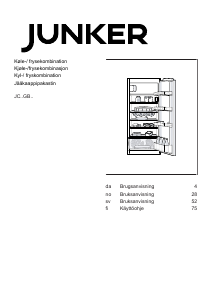 Brugsanvisning Junker JC40GBF0 Køleskab