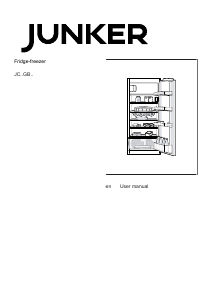 Manual Junker JC40GBF0 Refrigerator