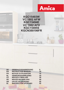 Manual Amica VC 1802 AFW Fridge-Freezer