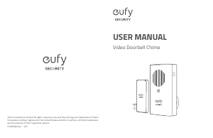 Mode d’emploi Eufy T8740 Sonnette de porte