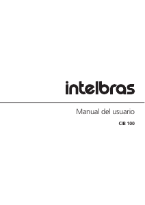 Manual de uso Intelbras CIB 100 Timbre