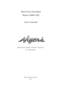 Handleiding Myers MBD-100 Deurbel