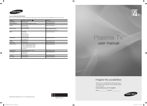 Manual Samsung PS50C431A2 Plasma Television