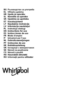 Manuale Whirlpool WHVP 62F LT SD Cappa da cucina