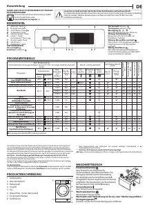 Bedienungsanleitung Whirlpool FFBBE 8458 WEV Waschmaschine