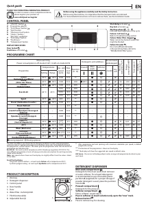 Manual Whirlpool FFB 10469E BV BE Washing Machine