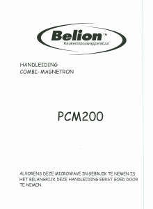 Handleiding Belion PCM200 Magnetron