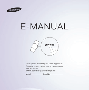 Manual Samsung PS51E6500ER Plasma Television