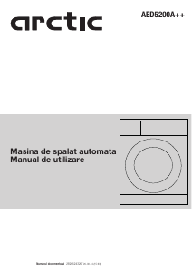 Manual Arctic AED5200A++ Mașină de spălat