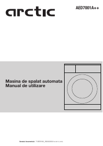 Manual Arctic AED7001A++ Mașină de spălat
