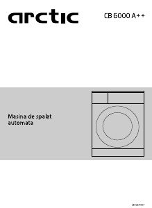 Manual Arctic CB6000A++ Mașină de spălat