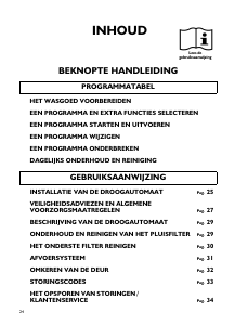 Handleiding Bauknecht TRKA Excellence 580 Wasdroger