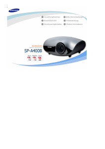 Bedienungsanleitung Samsung SP-A400B Projektor