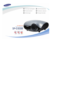 Handleiding Samsung SP-D300B Beamer