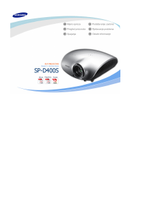 Priručnik Samsung SP-D400S Projektor