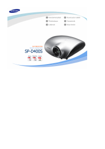 Käyttöohje Samsung SP-D400S Projektori