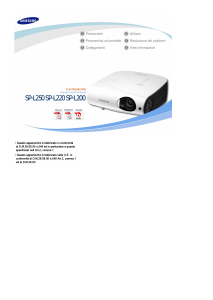 Manuale Samsung SP-L200 Proiettore