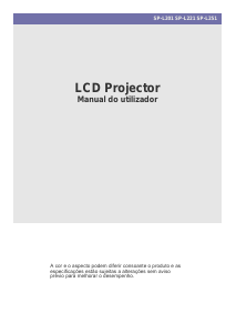 Manual Samsung SP-L201 Projetor
