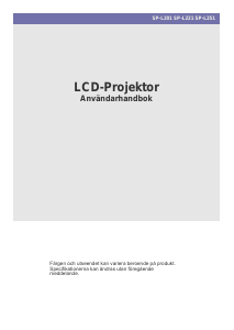 Bruksanvisning Samsung SP-L201 Projektor