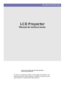 Manual de uso Samsung SP-L221 Proyector
