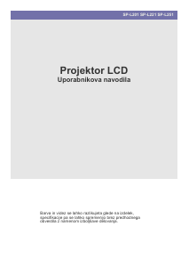 Priročnik Samsung SP-L221 Projektor