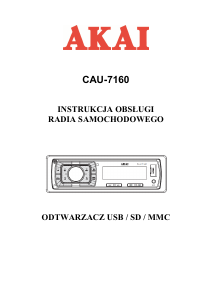 Instrukcja Akai CAU-7160 Radio samochodowe