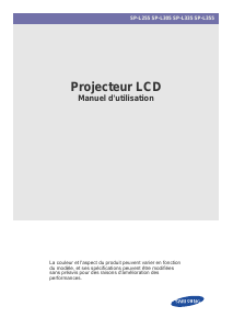 Mode d’emploi Samsung SP-L255 Projecteur
