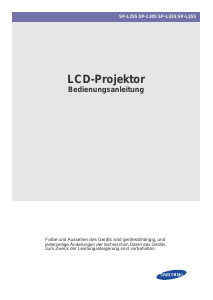 Bedienungsanleitung Samsung SP-L255 Projektor