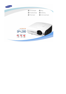 Brugsanvisning Samsung SP-L300 Projektor