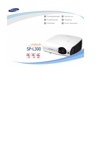 Bruksanvisning Samsung SP-L300 Projektor