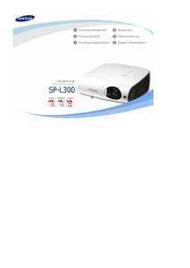 Bedienungsanleitung Samsung SP-L300 Projektor