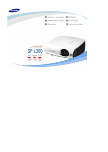 Mode d’emploi Samsung SP-L300 Projecteur