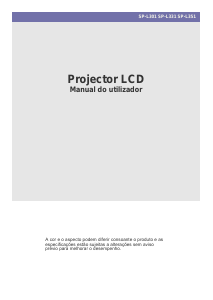 Manual Samsung SP-L301 Projetor
