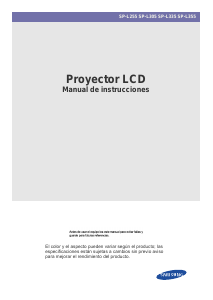 Manual de uso Samsung SP-L305 Proyector