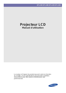 Mode d’emploi Samsung SP-L335 Projecteur