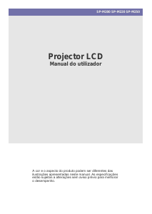 Manual Samsung SP-M200 Projetor